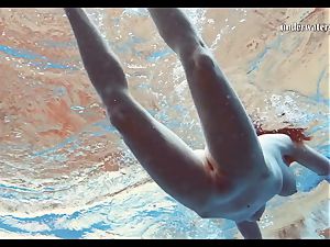 Piyavka Chehova enormous elastic mouth-watering hooters underwater